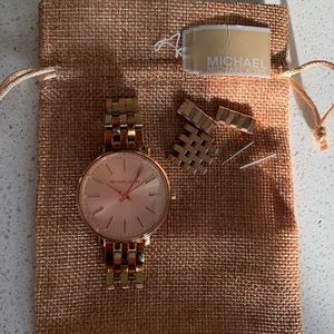 Michael Kors Pyper Rose Gold-Tone Watch